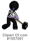 Purple Design Mascot Clipart #1557091 by Leo Blanchette