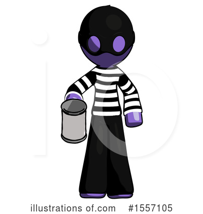 Royalty-Free (RF) Purple Design Mascot Clipart Illustration by Leo Blanchette - Stock Sample #1557105
