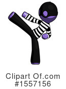 Purple Design Mascot Clipart #1557156 by Leo Blanchette