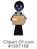 Purple Design Mascot Clipart #1557158 by Leo Blanchette