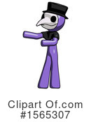 Purple Design Mascot Clipart #1565307 by Leo Blanchette