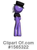 Purple Design Mascot Clipart #1565322 by Leo Blanchette