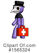 Purple Design Mascot Clipart #1565324 by Leo Blanchette