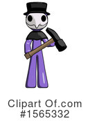 Purple Design Mascot Clipart #1565332 by Leo Blanchette