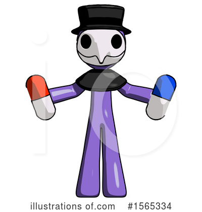 Royalty-Free (RF) Purple Design Mascot Clipart Illustration by Leo Blanchette - Stock Sample #1565334
