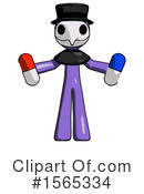 Purple Design Mascot Clipart #1565334 by Leo Blanchette