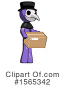 Purple Design Mascot Clipart #1565342 by Leo Blanchette