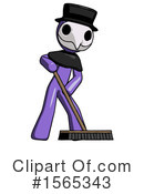 Purple Design Mascot Clipart #1565343 by Leo Blanchette