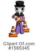 Purple Design Mascot Clipart #1565345 by Leo Blanchette