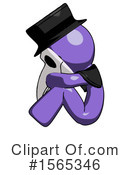 Purple Design Mascot Clipart #1565346 by Leo Blanchette