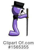Purple Design Mascot Clipart #1565355 by Leo Blanchette