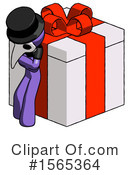 Purple Design Mascot Clipart #1565364 by Leo Blanchette