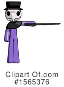 Purple Design Mascot Clipart #1565376 by Leo Blanchette