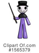 Purple Design Mascot Clipart #1565379 by Leo Blanchette