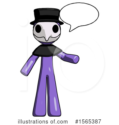 Royalty-Free (RF) Purple Design Mascot Clipart Illustration by Leo Blanchette - Stock Sample #1565387