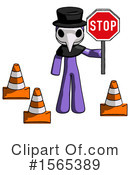 Purple Design Mascot Clipart #1565389 by Leo Blanchette