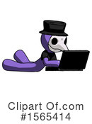 Purple Design Mascot Clipart #1565414 by Leo Blanchette