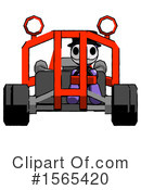 Purple Design Mascot Clipart #1565420 by Leo Blanchette