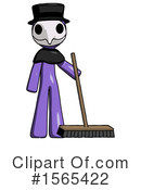 Purple Design Mascot Clipart #1565422 by Leo Blanchette