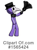 Purple Design Mascot Clipart #1565424 by Leo Blanchette