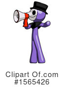 Purple Design Mascot Clipart #1565426 by Leo Blanchette