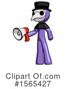 Purple Design Mascot Clipart #1565427 by Leo Blanchette