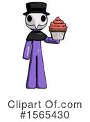 Purple Design Mascot Clipart #1565430 by Leo Blanchette