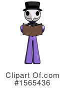 Purple Design Mascot Clipart #1565436 by Leo Blanchette