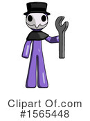 Purple Design Mascot Clipart #1565448 by Leo Blanchette