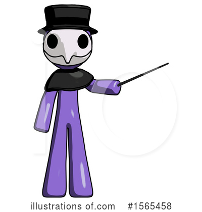 Royalty-Free (RF) Purple Design Mascot Clipart Illustration by Leo Blanchette - Stock Sample #1565458