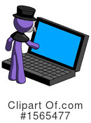 Purple Design Mascot Clipart #1565477 by Leo Blanchette