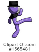 Purple Design Mascot Clipart #1565481 by Leo Blanchette