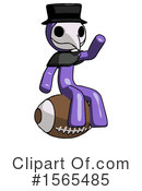 Purple Design Mascot Clipart #1565485 by Leo Blanchette