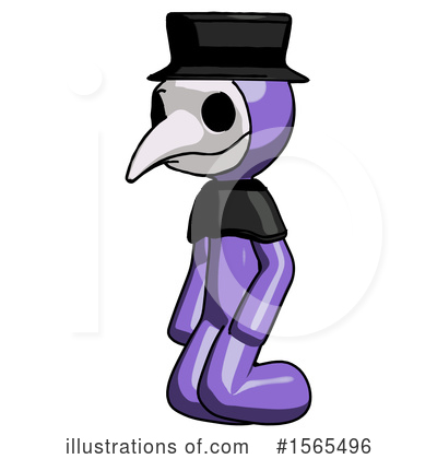Royalty-Free (RF) Purple Design Mascot Clipart Illustration by Leo Blanchette - Stock Sample #1565496