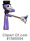 Purple Design Mascot Clipart #1565504 by Leo Blanchette