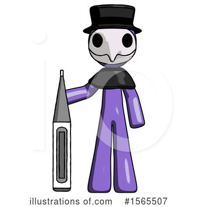 Royalty-Free (RF) Purple Design Mascot Clipart Illustration by Leo Blanchette - Stock Sample #1565507