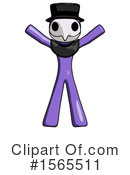 Purple Design Mascot Clipart #1565511 by Leo Blanchette