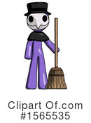 Purple Design Mascot Clipart #1565535 by Leo Blanchette