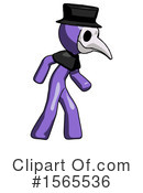 Purple Design Mascot Clipart #1565536 by Leo Blanchette