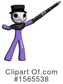 Purple Design Mascot Clipart #1565538 by Leo Blanchette