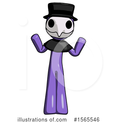 Royalty-Free (RF) Purple Design Mascot Clipart Illustration by Leo Blanchette - Stock Sample #1565546