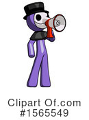 Purple Design Mascot Clipart #1565549 by Leo Blanchette