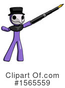 Purple Design Mascot Clipart #1565559 by Leo Blanchette