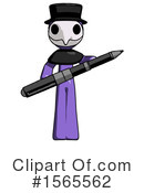 Purple Design Mascot Clipart #1565562 by Leo Blanchette
