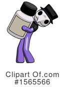 Purple Design Mascot Clipart #1565566 by Leo Blanchette