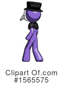 Purple Design Mascot Clipart #1565575 by Leo Blanchette