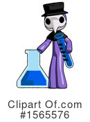 Purple Design Mascot Clipart #1565576 by Leo Blanchette