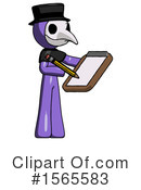 Purple Design Mascot Clipart #1565583 by Leo Blanchette