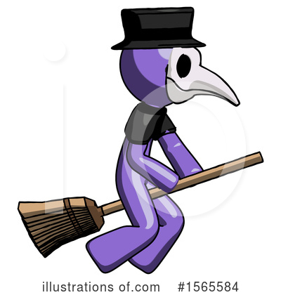 Royalty-Free (RF) Purple Design Mascot Clipart Illustration by Leo Blanchette - Stock Sample #1565584