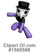 Purple Design Mascot Clipart #1565588 by Leo Blanchette